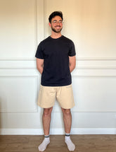 Printed Melton Set Beige